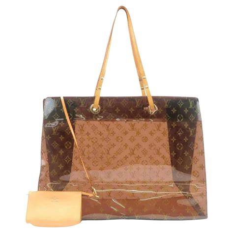 louis vuitton clear handbag|translucent louis vuitton bag.